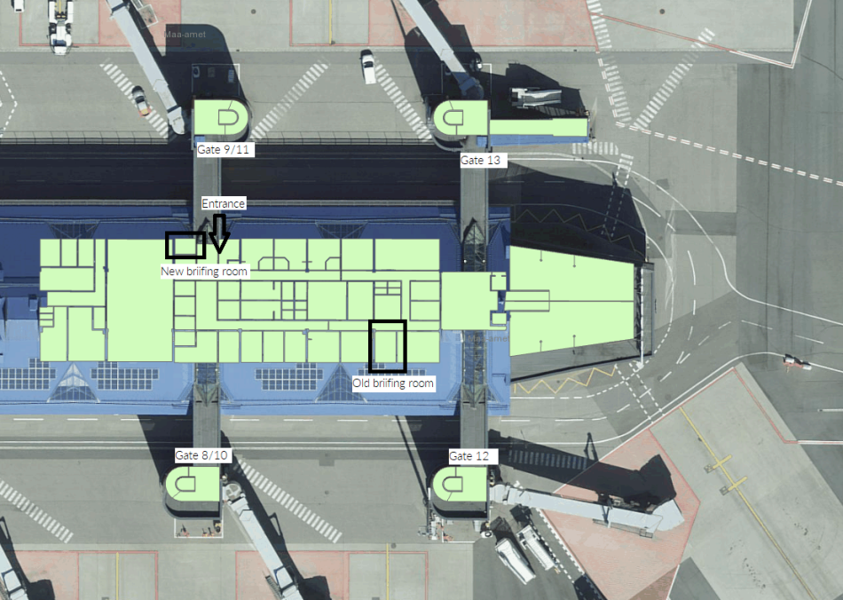 Tallinna lennujaama Self-briifing